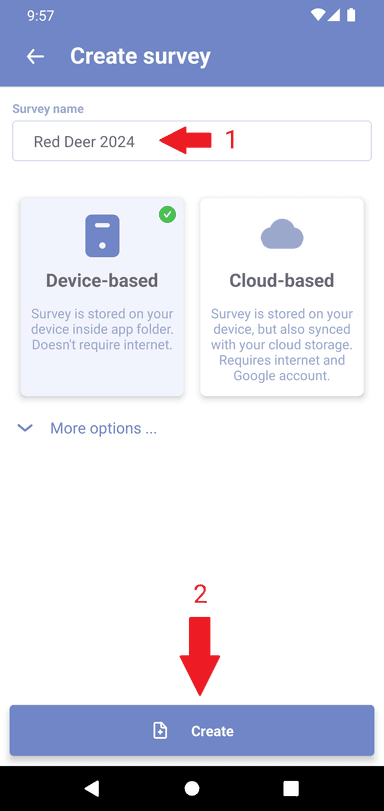 Creating surveys – Corpad Docs